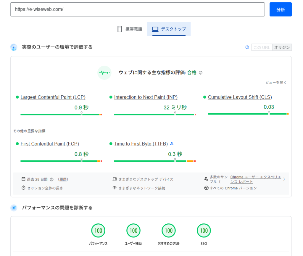 Webサイトの表示速度は大丈夫？PageSpeed Insightsで見る …